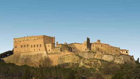 View of San Giovanni d'Asso