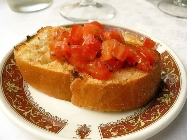 Bruschetta with tomatoes