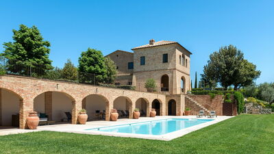 A detail shot of the interiors of Podere D'Asso