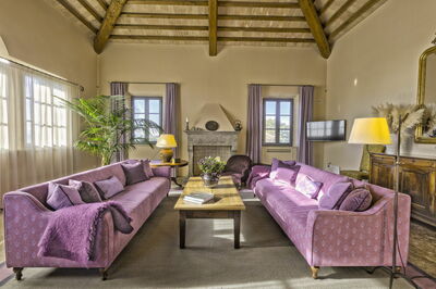 Podere D'Asso, living room