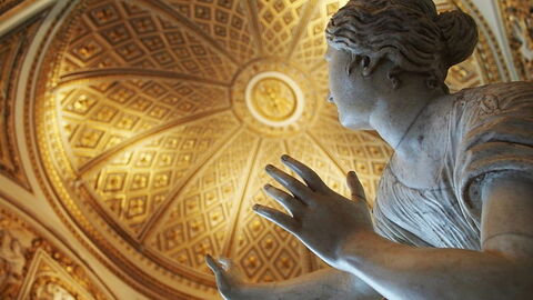 uffizi gallery ceiling of niobe room