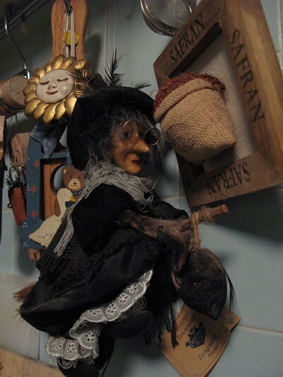 Puppet depicting La Befana