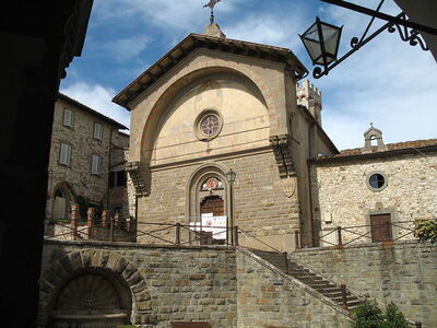san niccolo church in radda in chianti