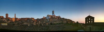 View of Siena city