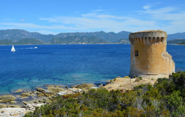 Elba island coastal view