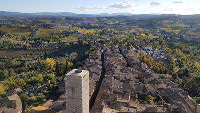Views over San Gimignano