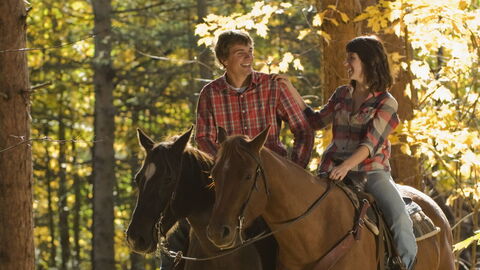 Couple Riding
