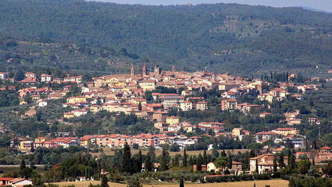 Monte San Savino, panoramic view