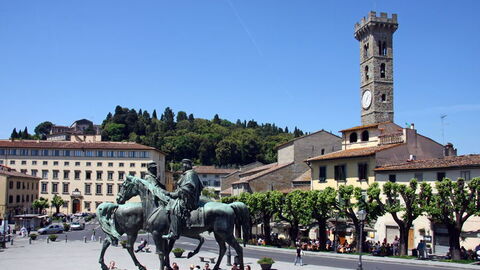 Centre of Fiesole town
