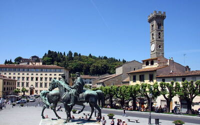 Centre of Fiesole town