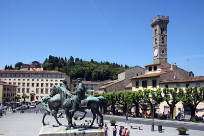Centre of Fiesole town