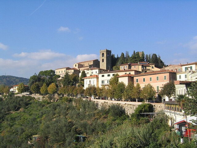 montecatini town in valdinievole