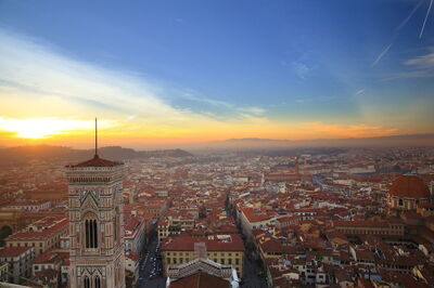 Sunset over Florence