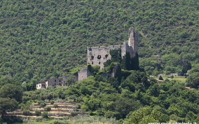 Front view of The Rocca di Pierle