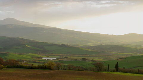 View of Val d'Orcia
