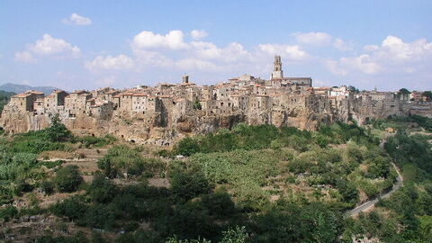 View of Pitigliano