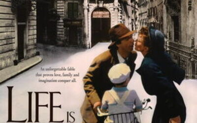 film poster of 'Life is Beautiful'
