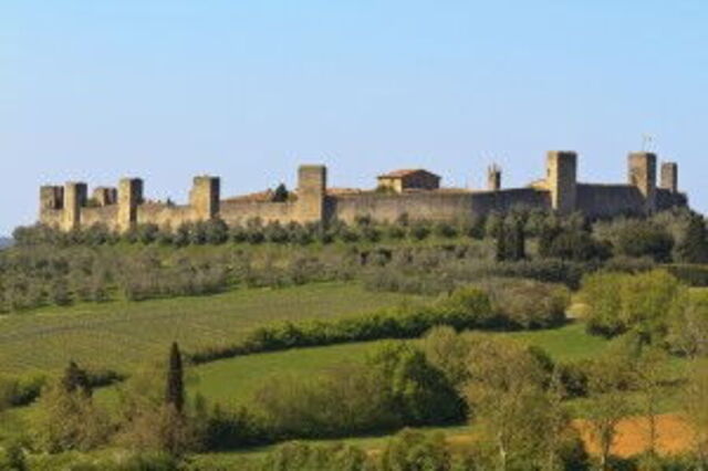 View of the  Castle of Monteriggioni