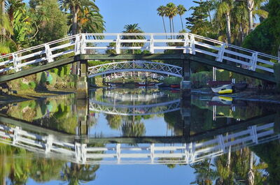 Sunrise At Venice Beach Canals