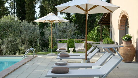 Villa Il Colto, poolside