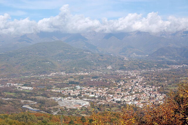 View of Villafranca in Lunigiana