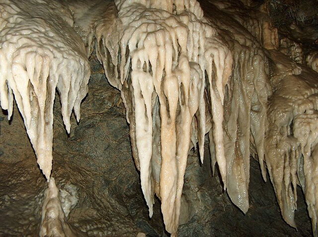Windy cave in Apuan Alps