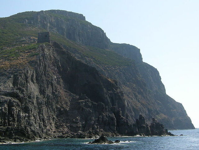 capraia coastline