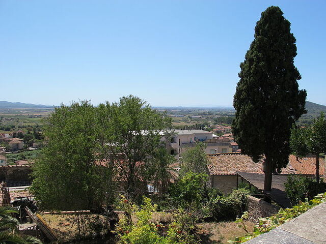 View from top of Suvereto
