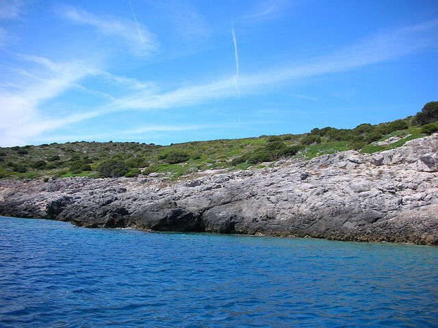 Coast of Giannutri Island