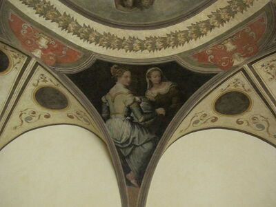 Image from the Room of the Muses, at Vasari's House
