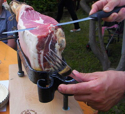 Traditionally served Prosciutto