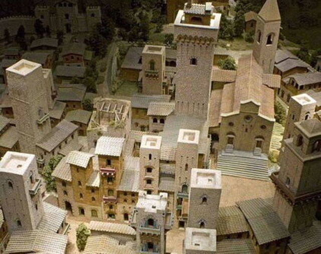 Models at SanGimignano1300