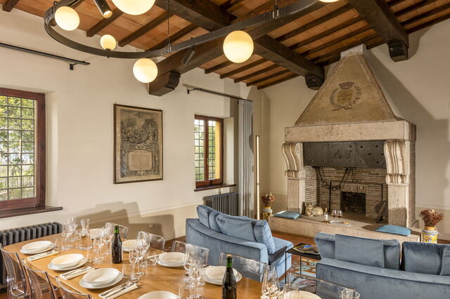 Villa Pianoia, living room