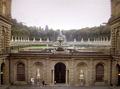 Boboli gardens view