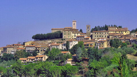 View of Montescudaio