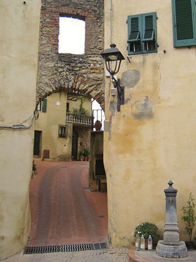 Street Detail in Montescudaio