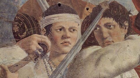 A segment of the True Cross frescoes