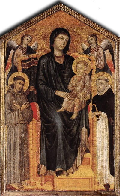Madonna Enthroned, Cimabue