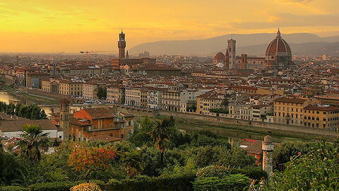 Sunset over Florence