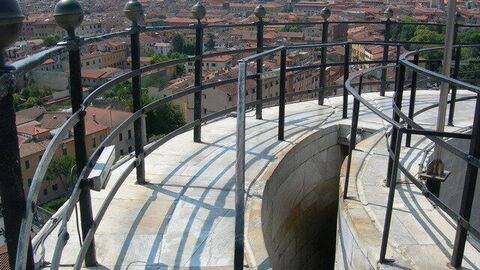 View from the Leaning Tower of Pisa