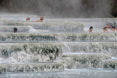Hot springs in Tuscany