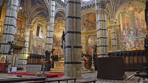 The interior of the Duomo