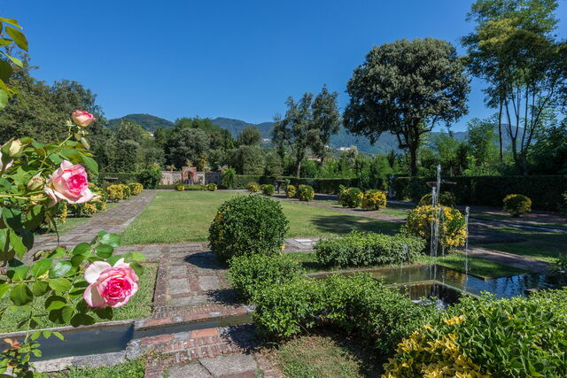 Spanish Garden, lawn
