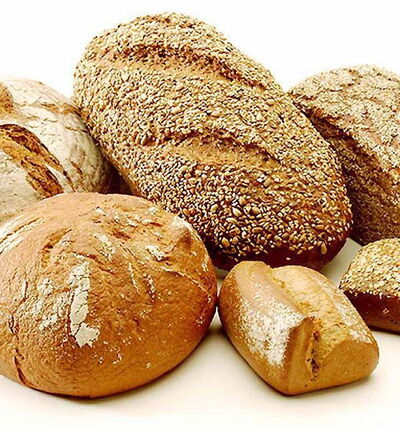 Selection of delicious breads
