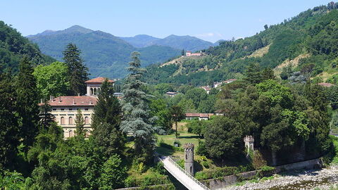 View over Bagni di Lucca