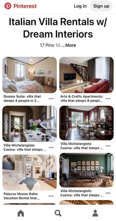 One of our Pinterest boards