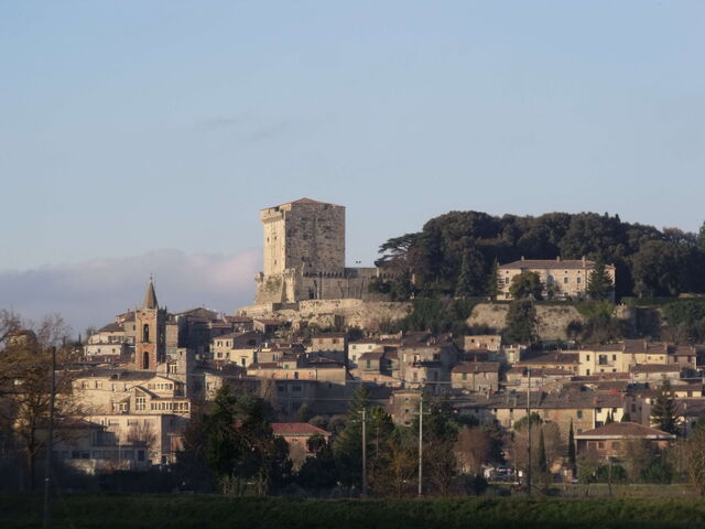 Skyline of Sarteano