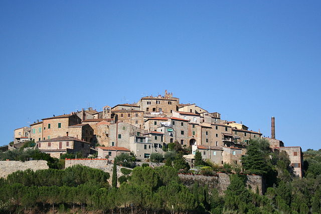 View of the Town of Petroio