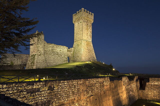 Rocca di Radicofani At Night
