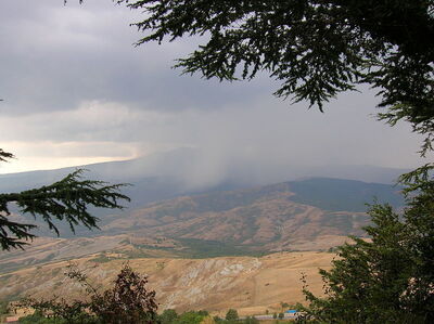 View from Rocca di Radicofani